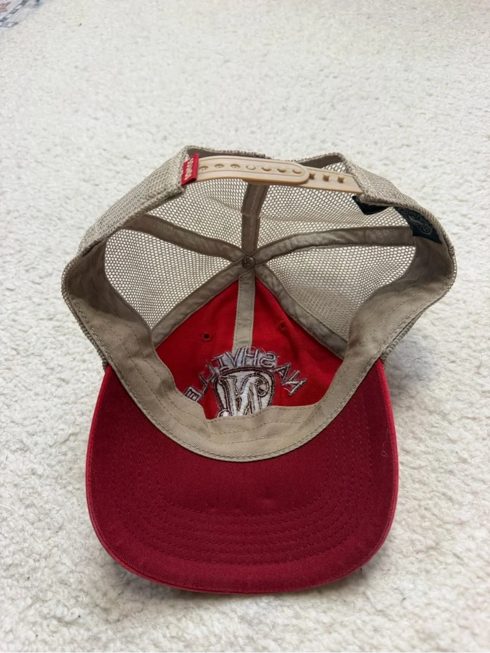 Nashville Sounds  Red Mesh-Back Cap Hat Tennessee